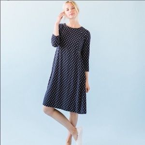 Sonnet James Brielle Polka Dot Navy/white